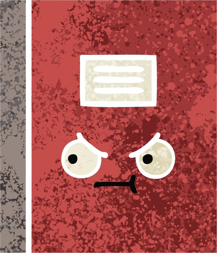 retro illustration style cartoon notebook 10270711 Vector Art at Vecteezy