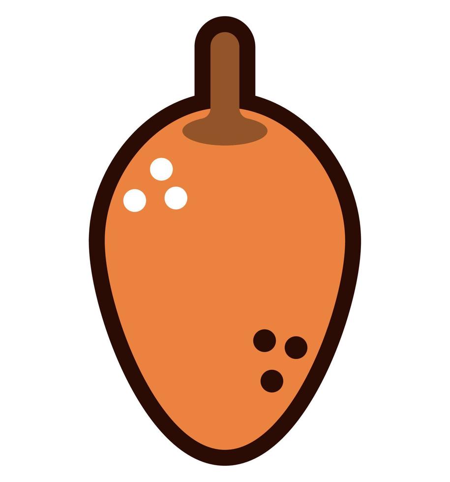 fruit tree tomato doodle vector