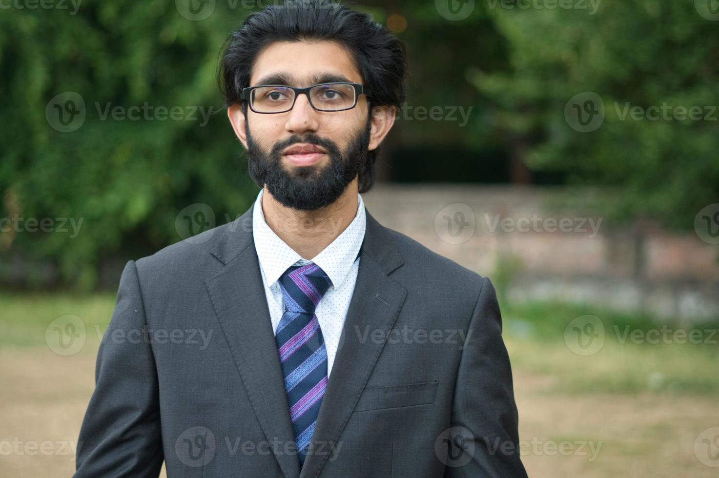 Asian Male Posing at Local Public Park of Luton England UK photo