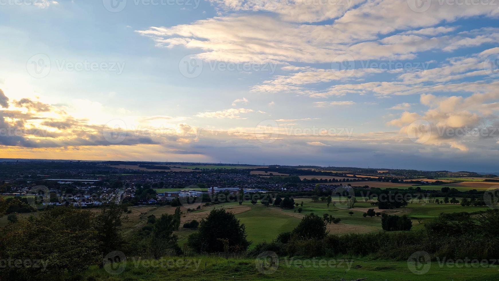 gorgeous and beautiful Sunset Scene at England, British Landscape photo