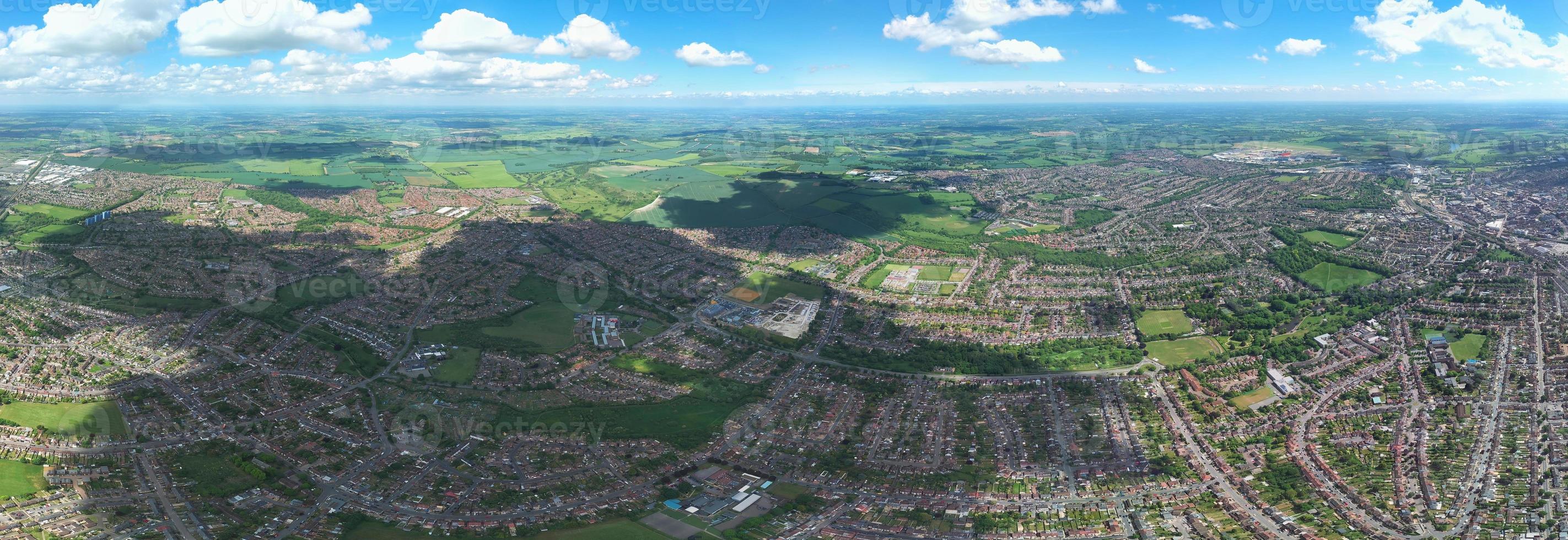 Most Beautiful Aerial Panoramic footage and High Angle View of England Great Britain, photo
