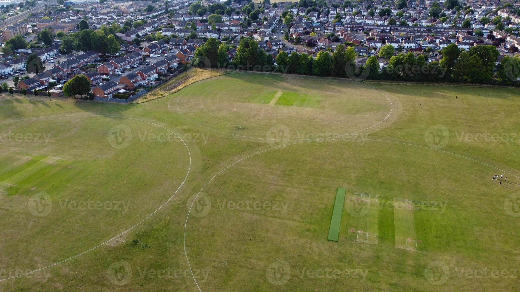 Beautful Aerial View and High Angle footage of Leagrave Station Area of London Luton Town of England UK photo