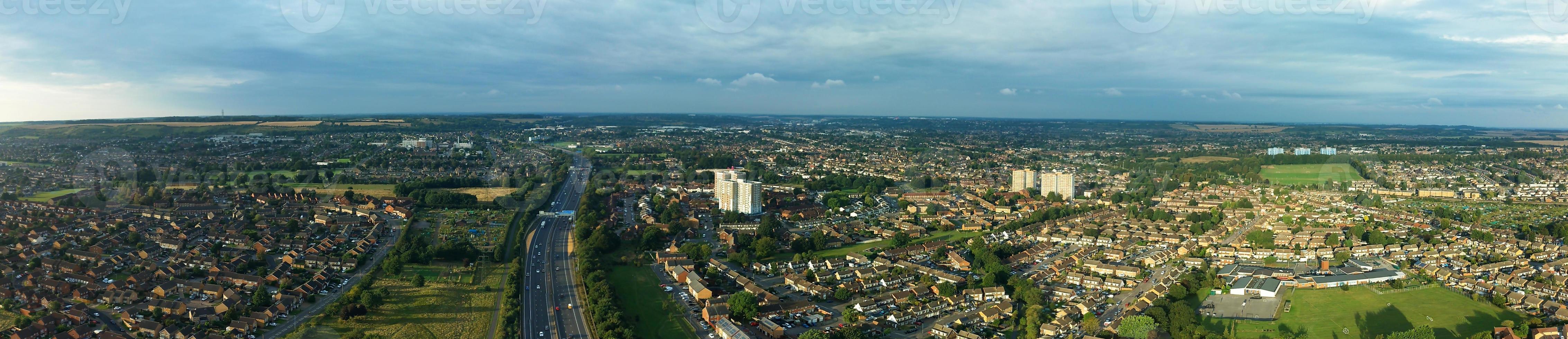 Most Beautiful Aerial Panoramic footage and High Angle View of England Great Britain, photo