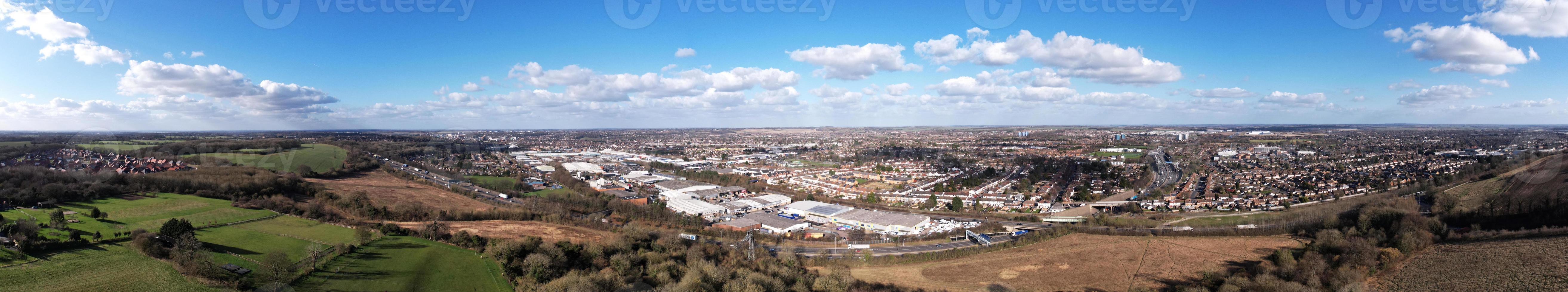 Most Beautiful Aerial Panoramic footage and High Angle View of England Great Britain, photo