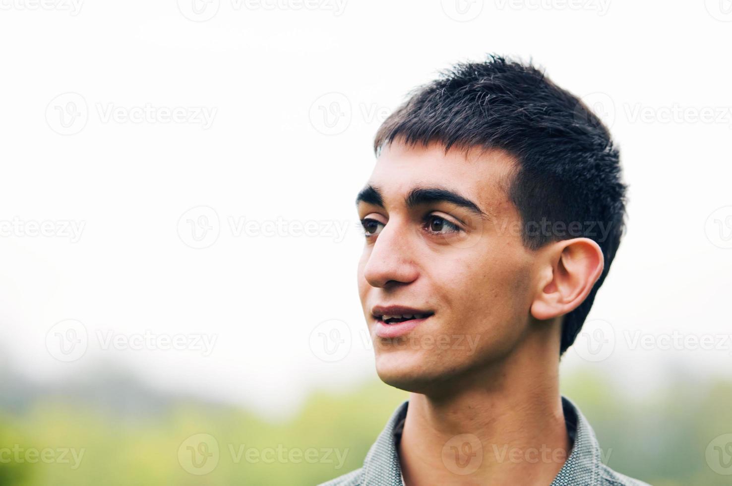 Young happy man photo