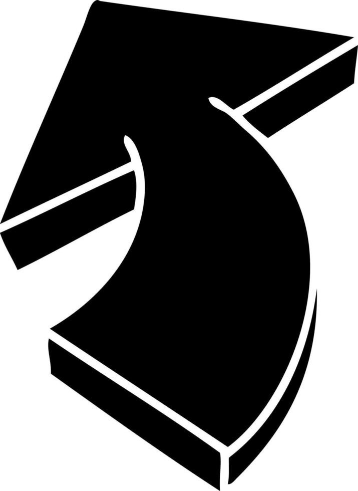 quirky flat symbol arrow vector