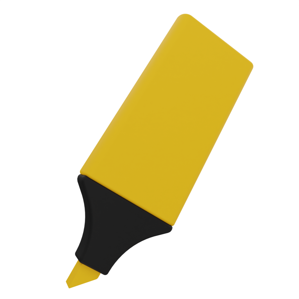 markeerstift 3d illustratie png