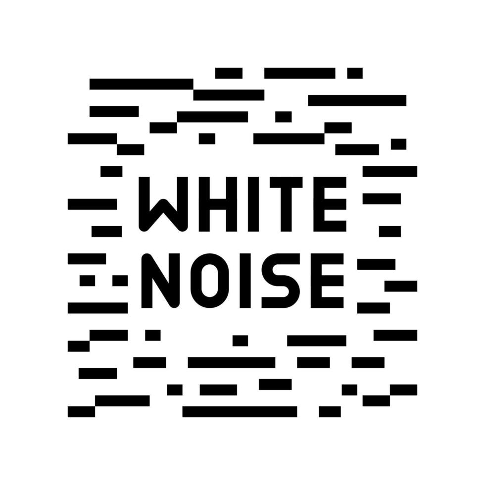 white noise color icon vector illustration