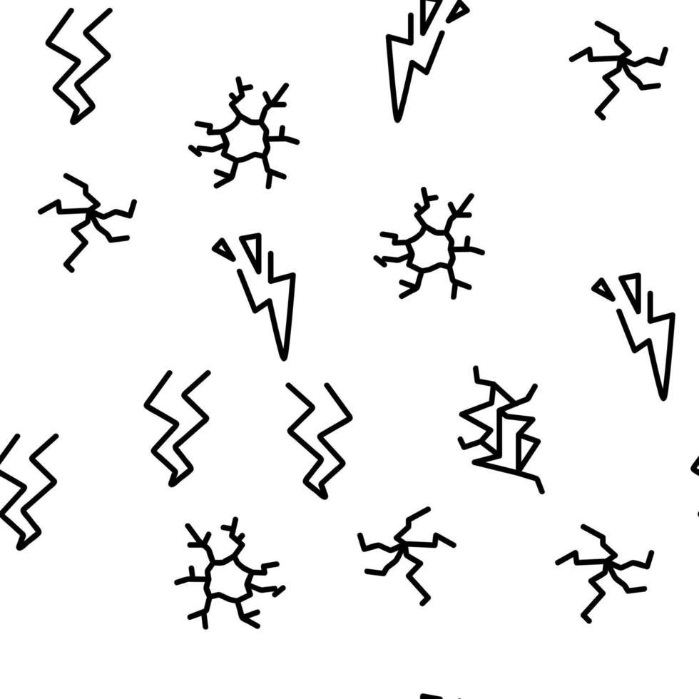 Crack Things Vector Seamless Pattern