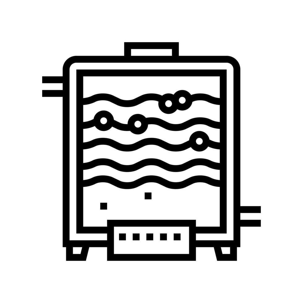 breeding pharmaceutical production line icon vector illustration