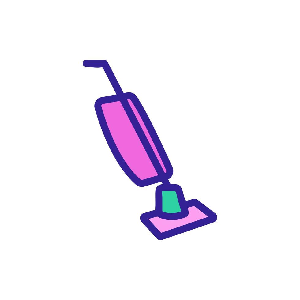 vacuum cleaner icon vector. Isolated contour symbol illustration vector
