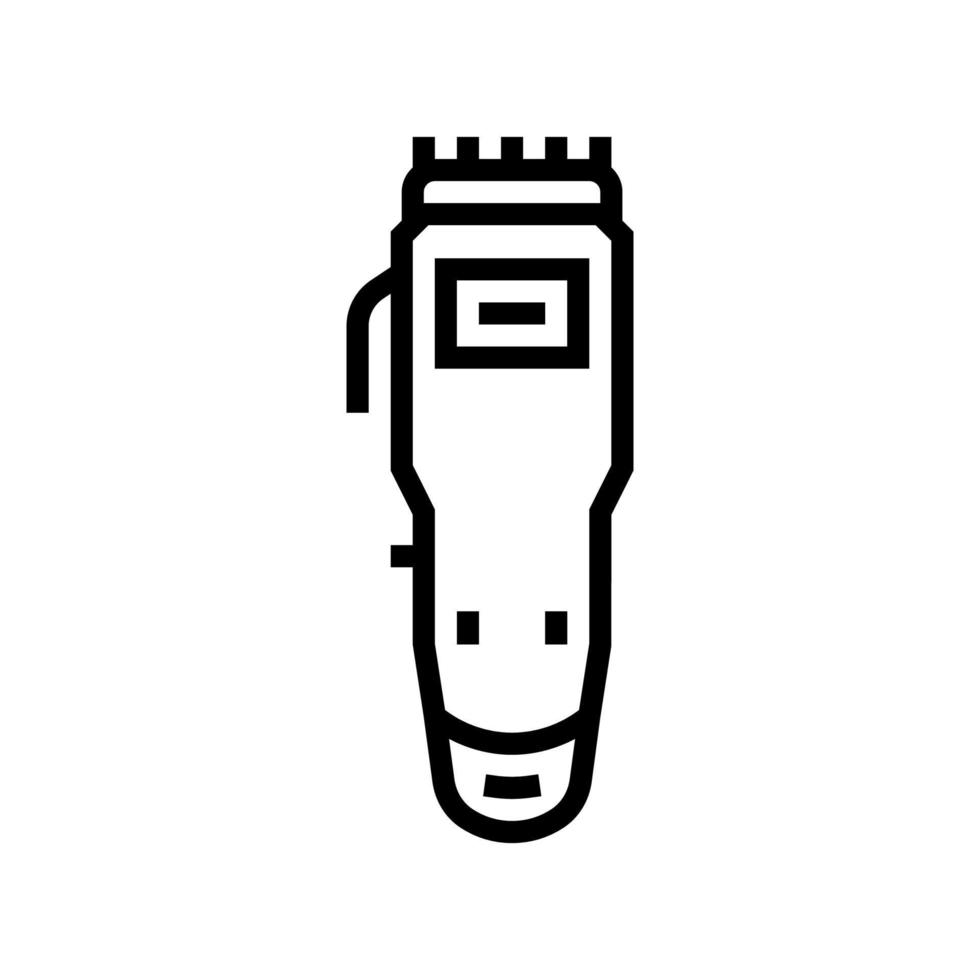 recortador gadget línea icono vector ilustración