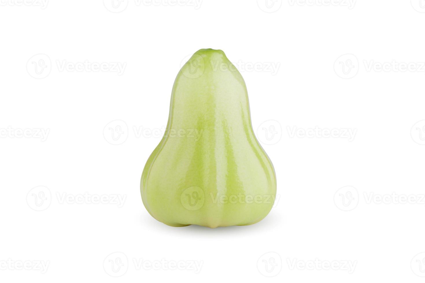 green rose apple isolated on a white background. photo