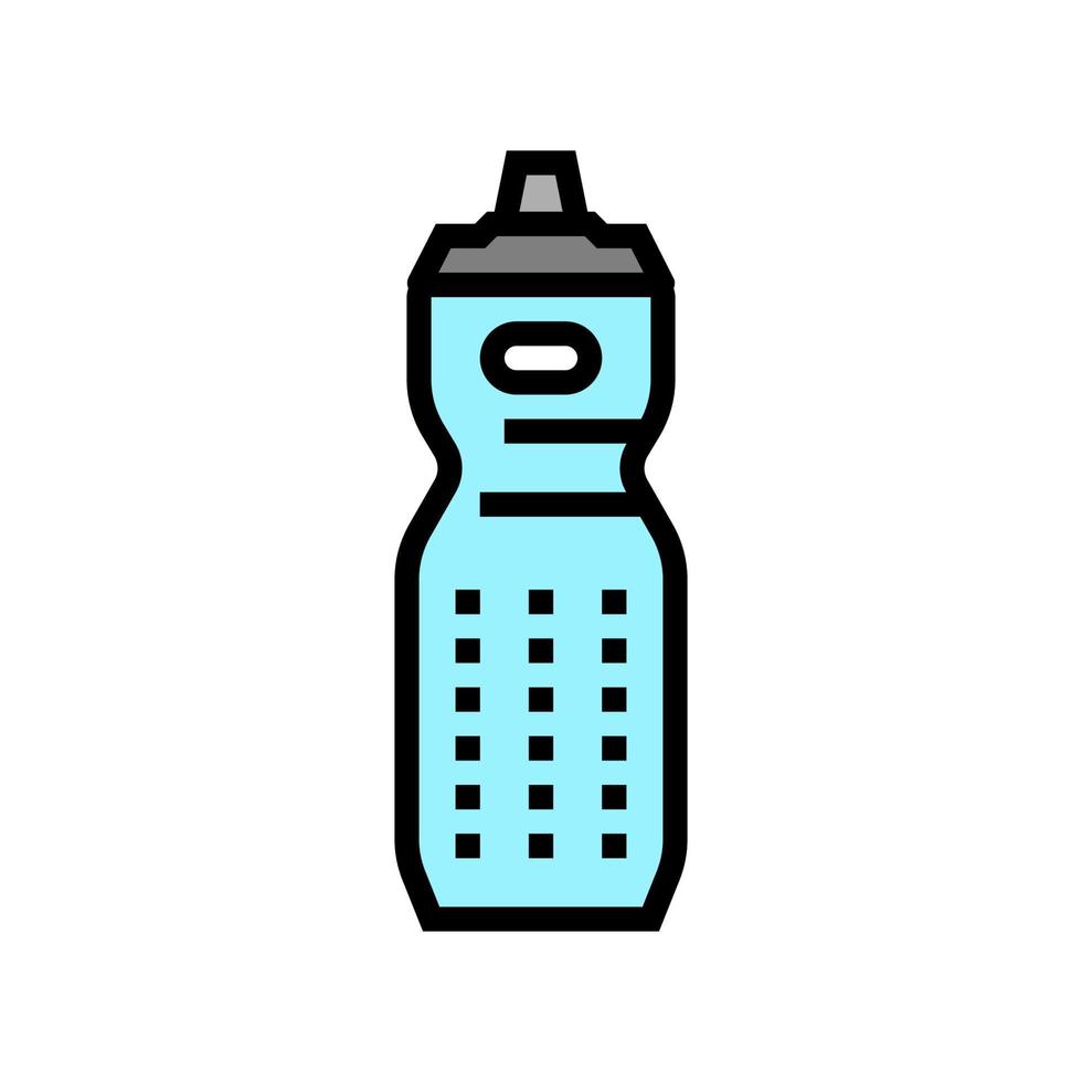 water bottle color icon vector illustration