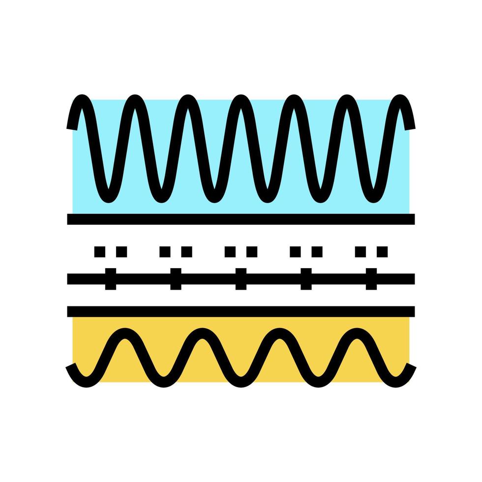 frequency telecommunication color icon vector illustration