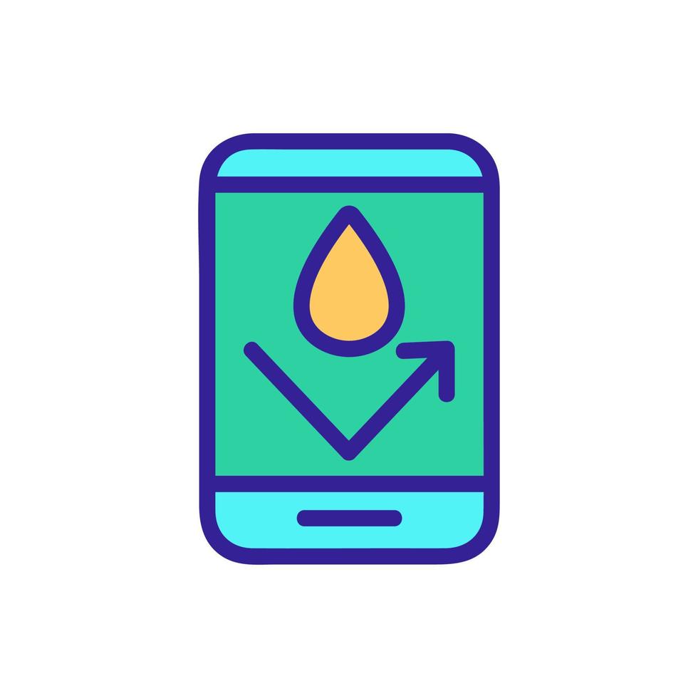 water-repellent vector icon. Isolated contour symbol illustration