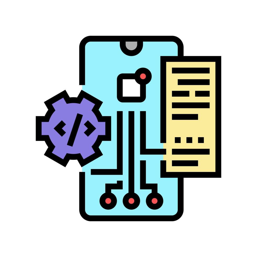 testing application color icon vector illustration 10279031 Vector Art