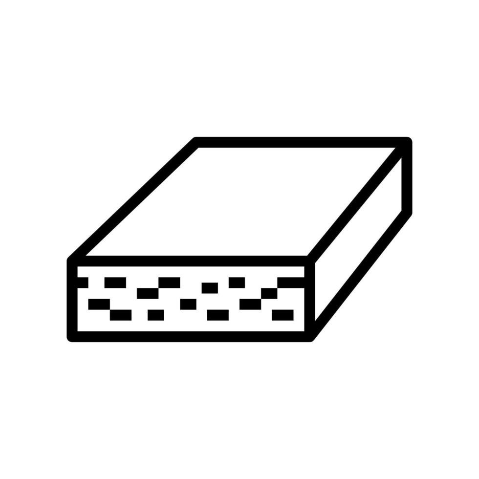 chip board line icon vector illustration