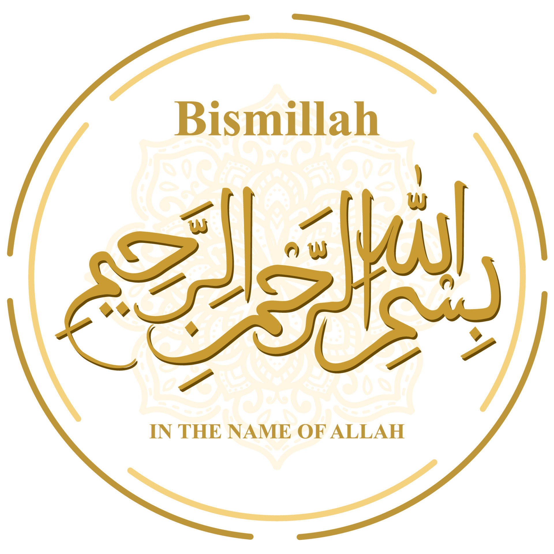 Bismillah Bismillah In The Name Of Allah Lyrics Bismillah, in the name of Allah 10280305 Vector Art at Vecteezy