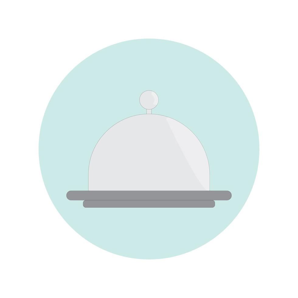 room service vector illustration icon dining service dish