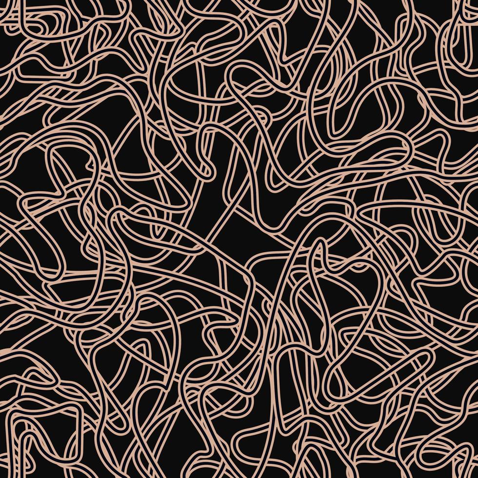 Seamless graphic pattern waves in vintage style. vector