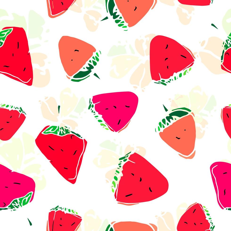 icono con fresa roja. fondo de naturaleza de primavera fresca. vector