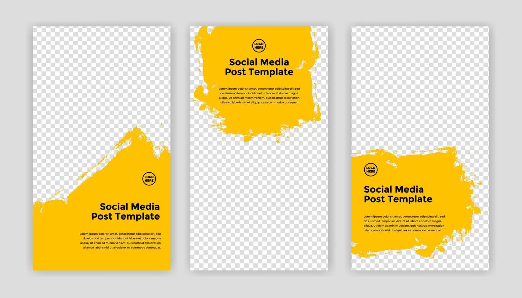 Se puede editar la plantilla moderna de banner de redes sociales. cualquiera puede usar este diseño fácilmente. banners web promocionales para redes sociales. elegante promoción de venta y descuento - vector. vector