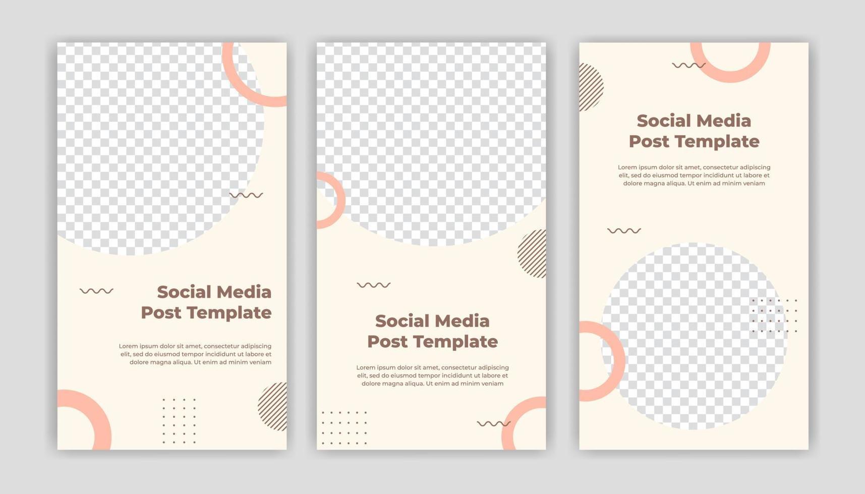 Modern Social Media banner template can be edited. Anyone can use this design easily. Promotional web banners for social media. Elegant sale and discount promo - Vector. vector