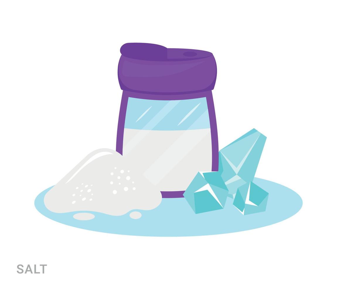 Vector Illustration of Salt