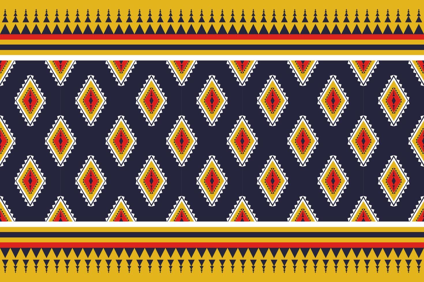 Geometric ethnic oriental seamless pattern traditional. Aztec style. Design for background, wallpaper, vector illustration, textile, fabric, clothing, batik, carpet, embroidery.