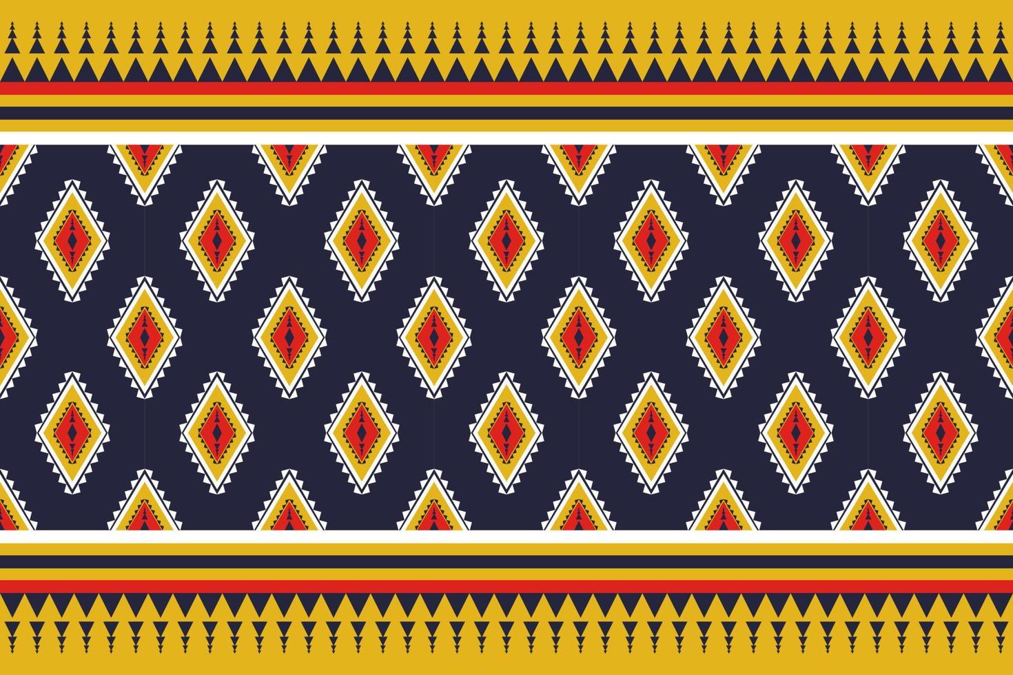 Geometric ethnic oriental seamless pattern traditional. Aztec style. Design for background, wallpaper, vector illustration, textile, fabric, clothing, batik, carpet, embroidery.