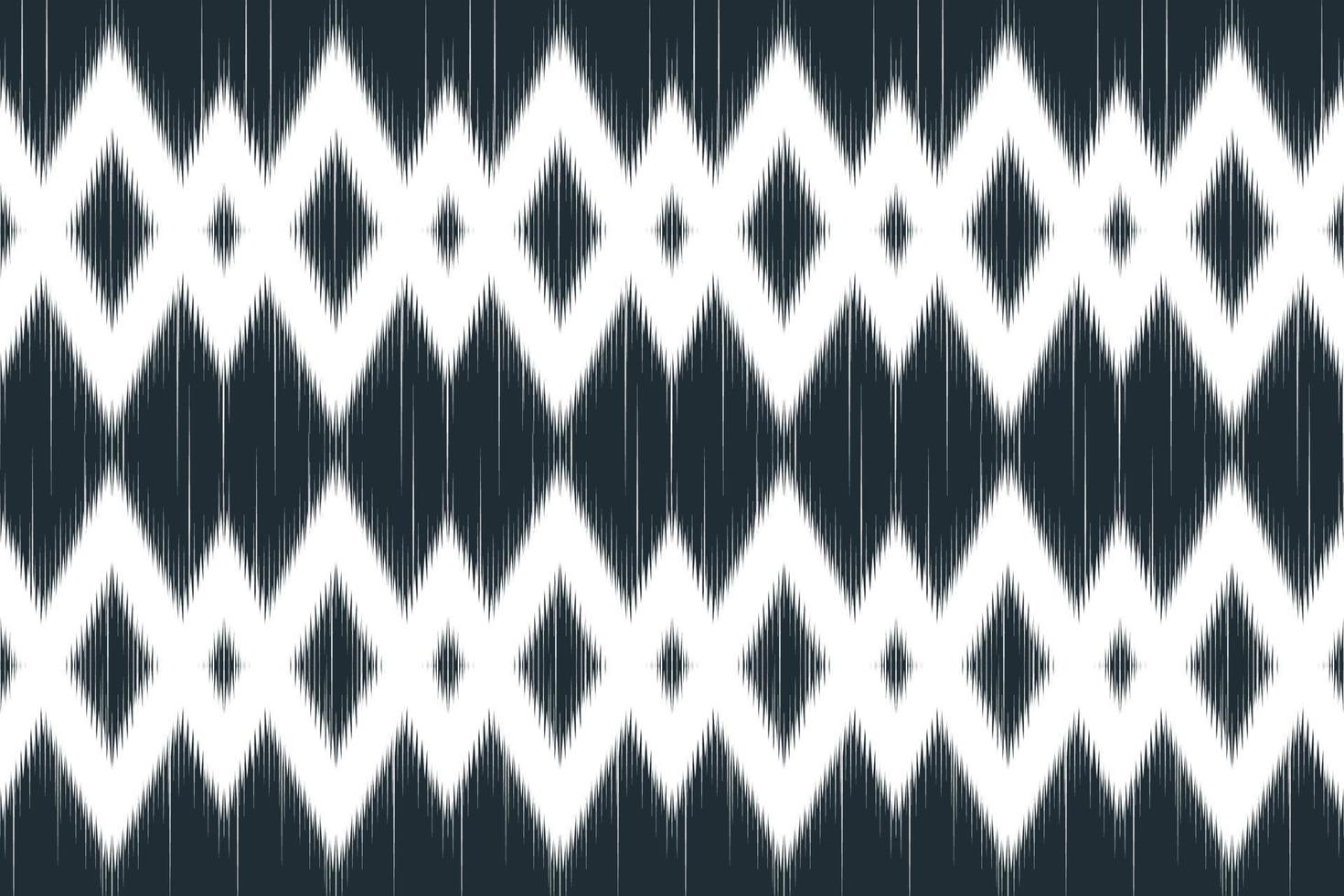 ikat étnico de patrones sin fisuras tradicional. diseño para fondo, papel tapiz, ilustración vectorial, textil, tela, ropa, batik, alfombra, bordado. vector