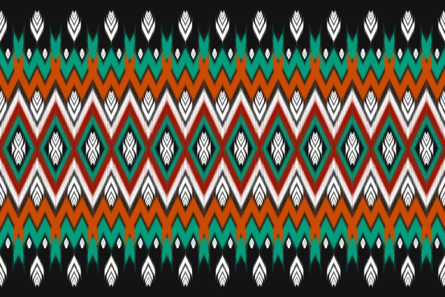 Abstract ethnic ikat art. seamless pattern in tribal. Striped Mexican style. Design for background, illustration, wrapping, clothing, batik, fabric, embroidery. vector