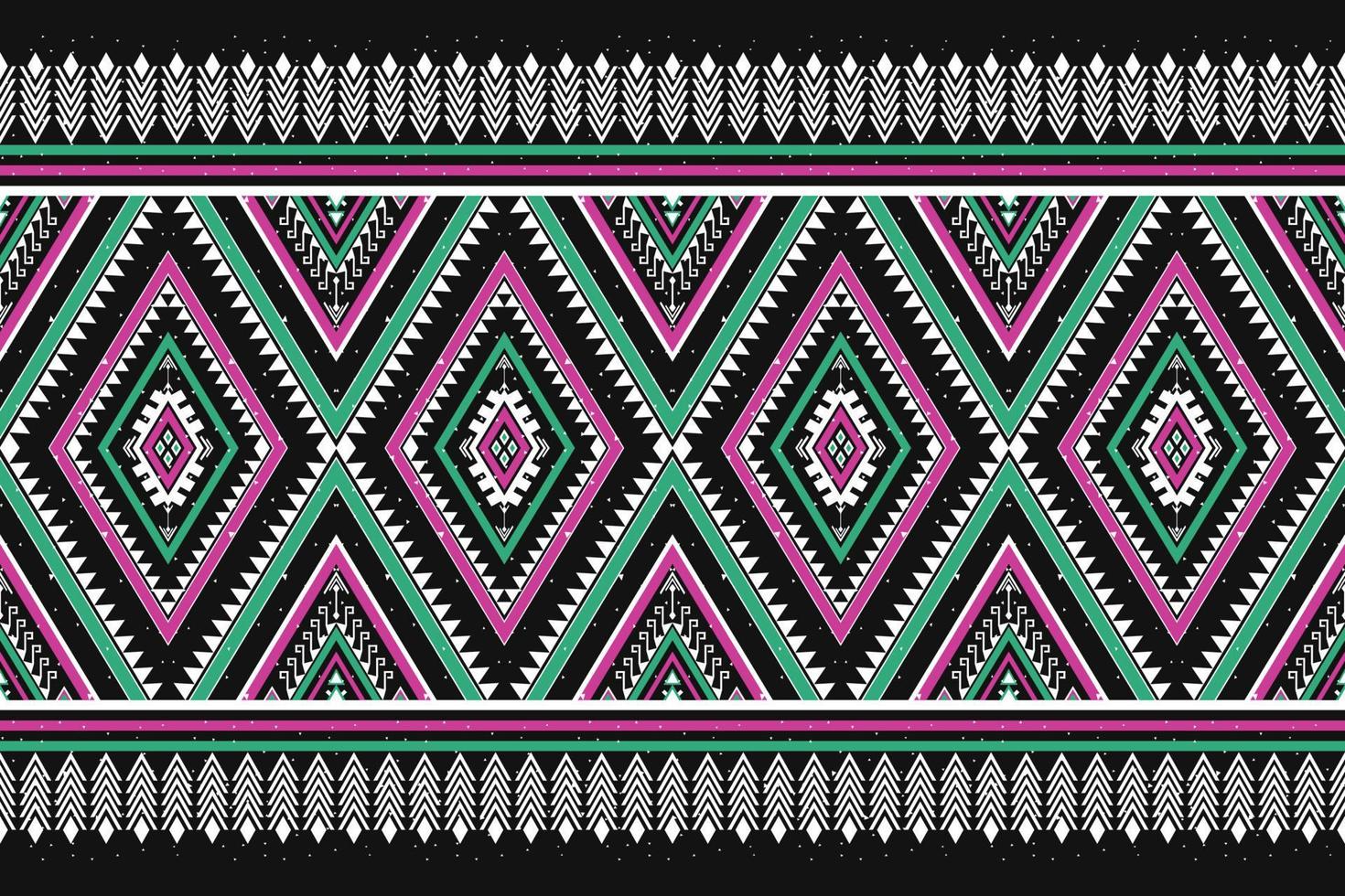 Abstract ethnic pattern traditional. Geometric pattern in tribal. Border decoration. Design for background, wallpaper, vector illustration, textile, fabric, clothing, batik, carpet, embroidery.