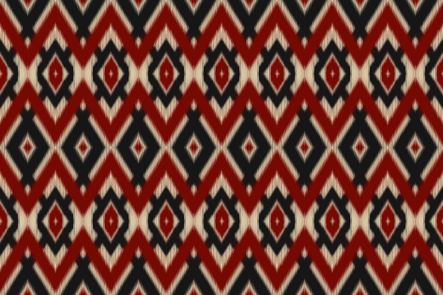 Ikat ethnic pattern traditional. Seamless pattern in tribal. Design for background, wallpaper, vector illustration, textile, fabric, clothing, batik, carpet, embroidery.