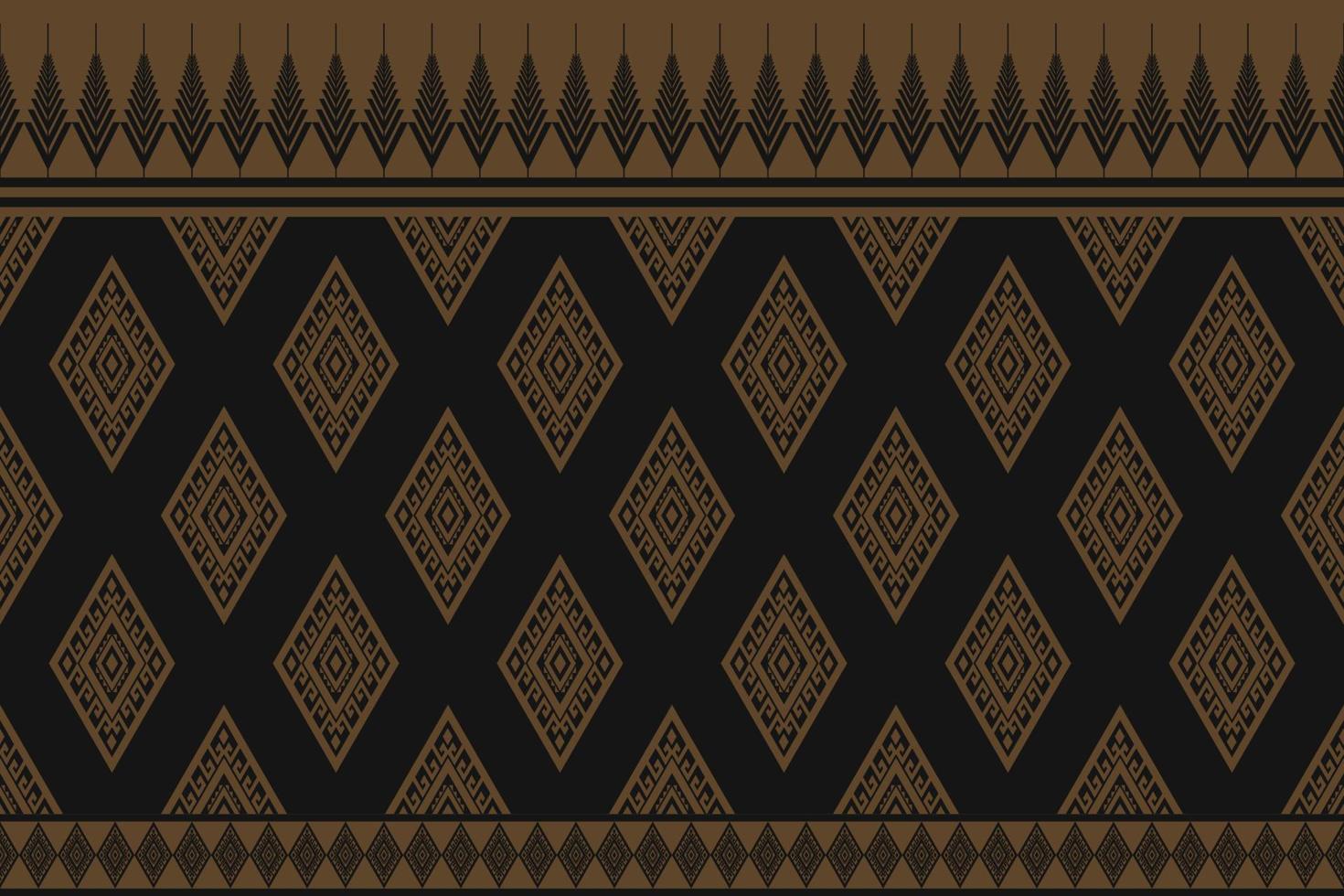 Ethnic abstract Brown pattern art. Seamless pattern in tribal, folk embroidery, and Mexican style. Geometric striped. Design for background, wallpaper, vector illustration, fabric, clothing, carpet