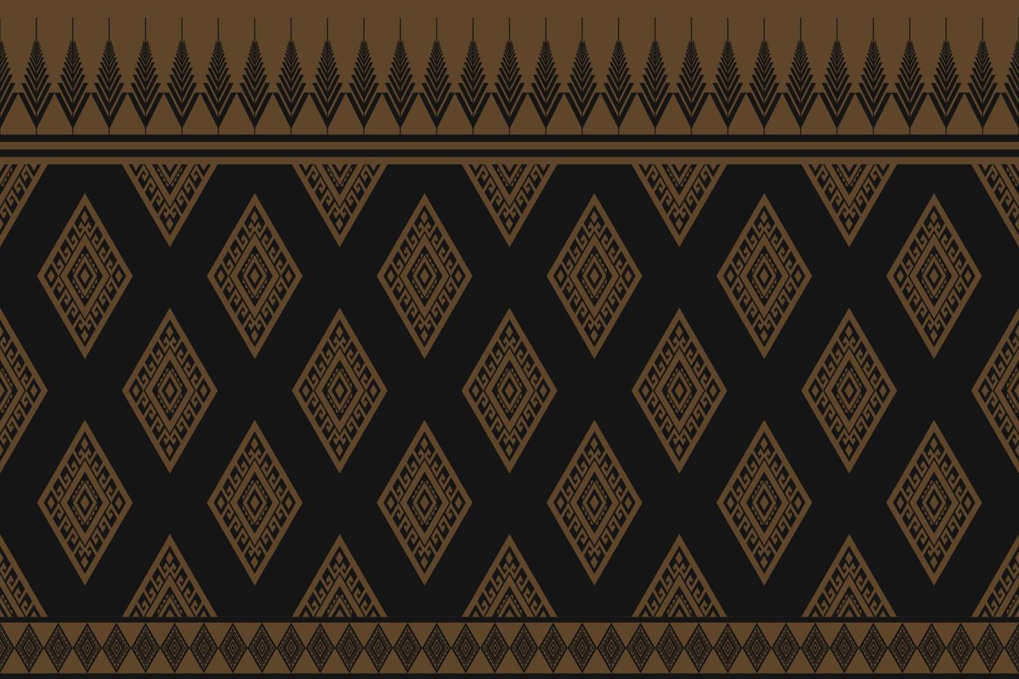 arte de patrón marrón abstracto étnico. patrón impecable en estilo tribal, bordado folclórico y mexicano. rayas geométricas. diseño para fondo, papel tapiz, ilustración vectorial, tela, ropa, alfombra vector