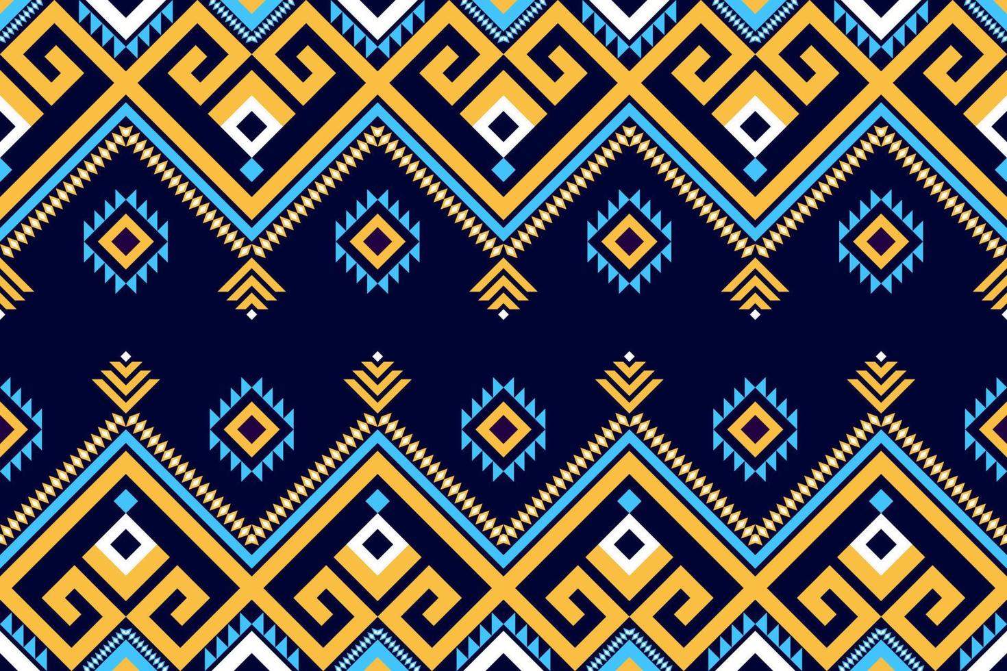 Abstract geometric ethnic seamless pattern traditional. Oriental striped style. Design for background, wallpaper, illustration, textile, fabric, clothing, batik, carpet, embroidery. vector