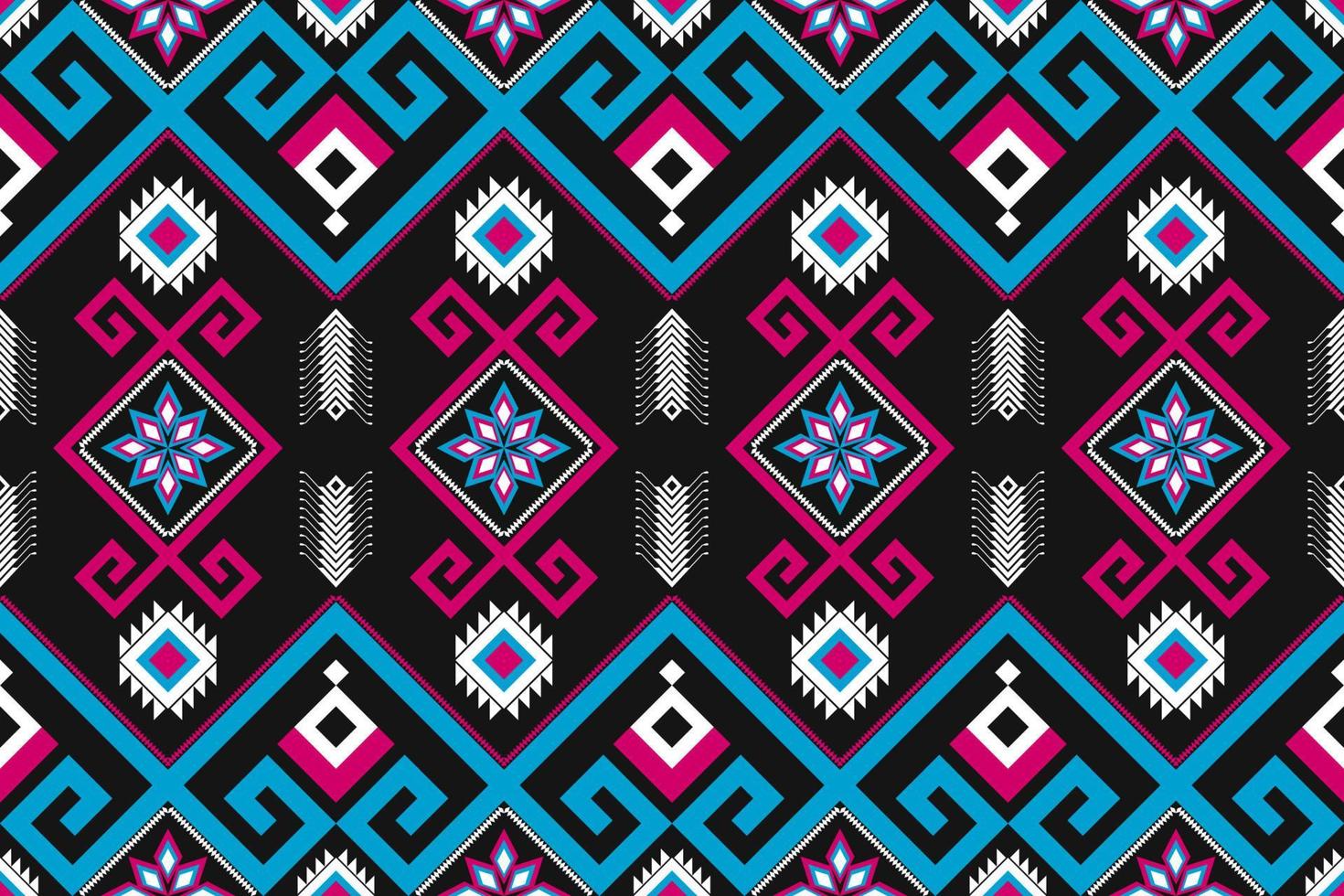 Abstract ethnic pattern art. Seamless pattern in tribal, folk embroidery, and Mexican style. Geometric striped. Design for background, wallpaper, vector illustration, fabric, clothing, carpet.
