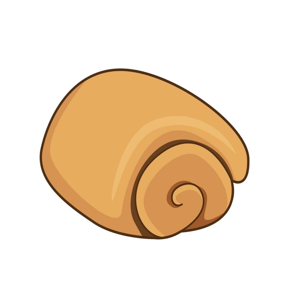 icono de pan vectorial. ilustración de pan rebanado. pan integral aislado sobre fondo blanco. símbolo de panadería vector