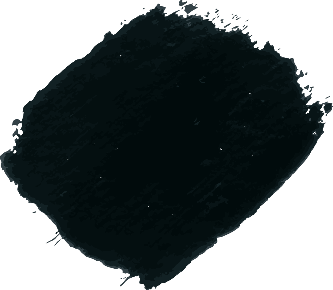 Black Watercolor brush stroke png