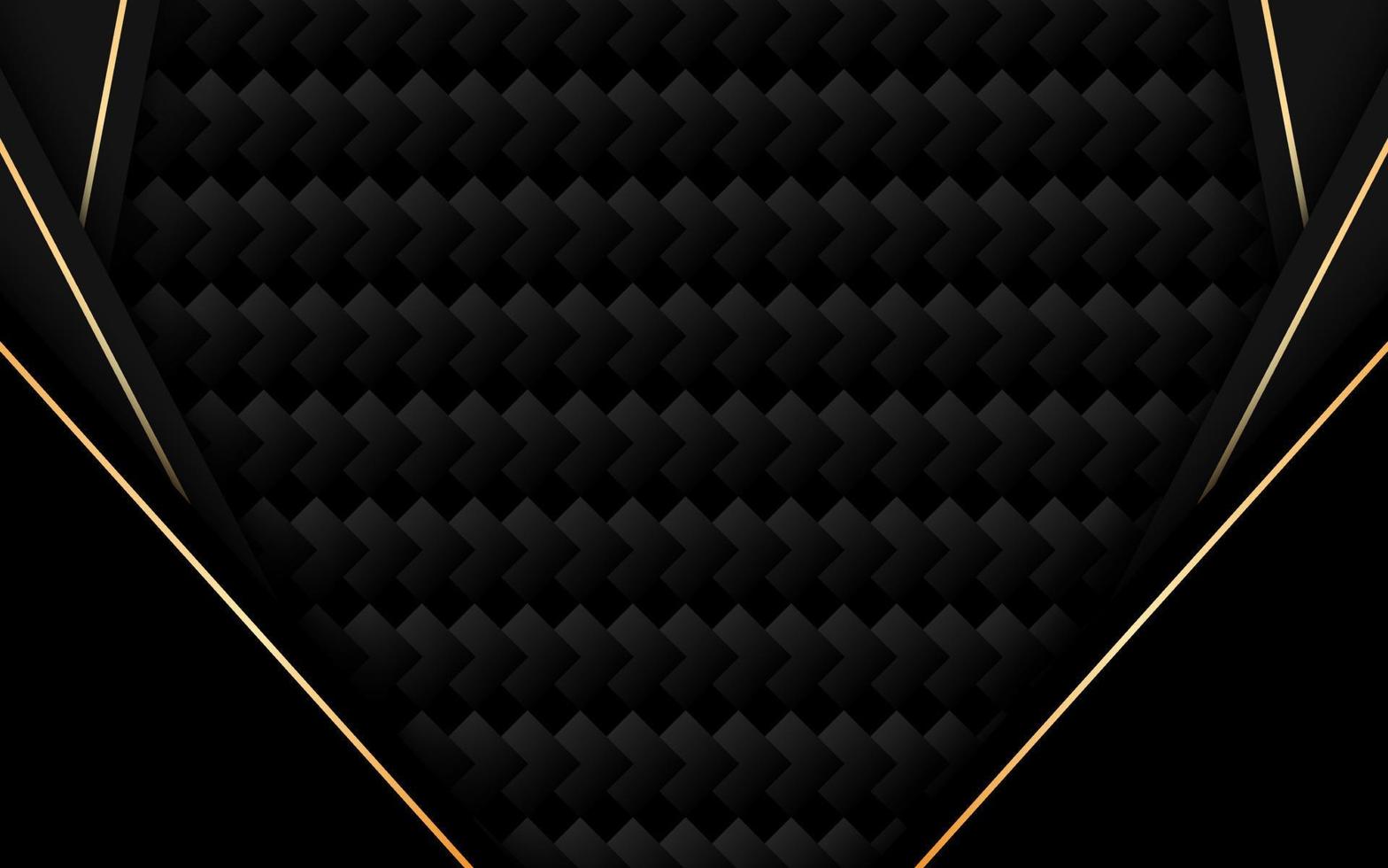 Luxury golden background with pattern vector