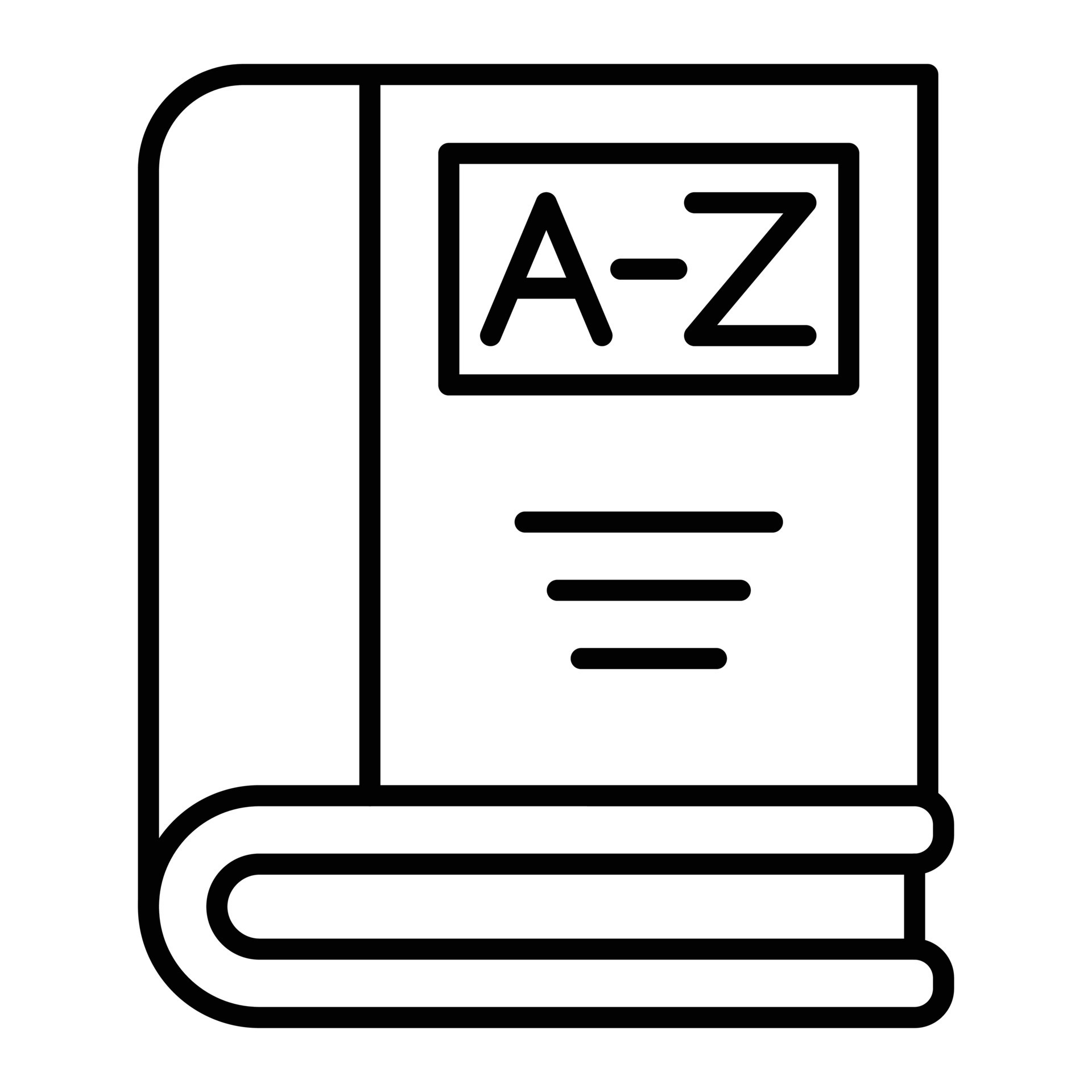 Dictionary Line Icon 10284100 Vector Art at Vecteezy