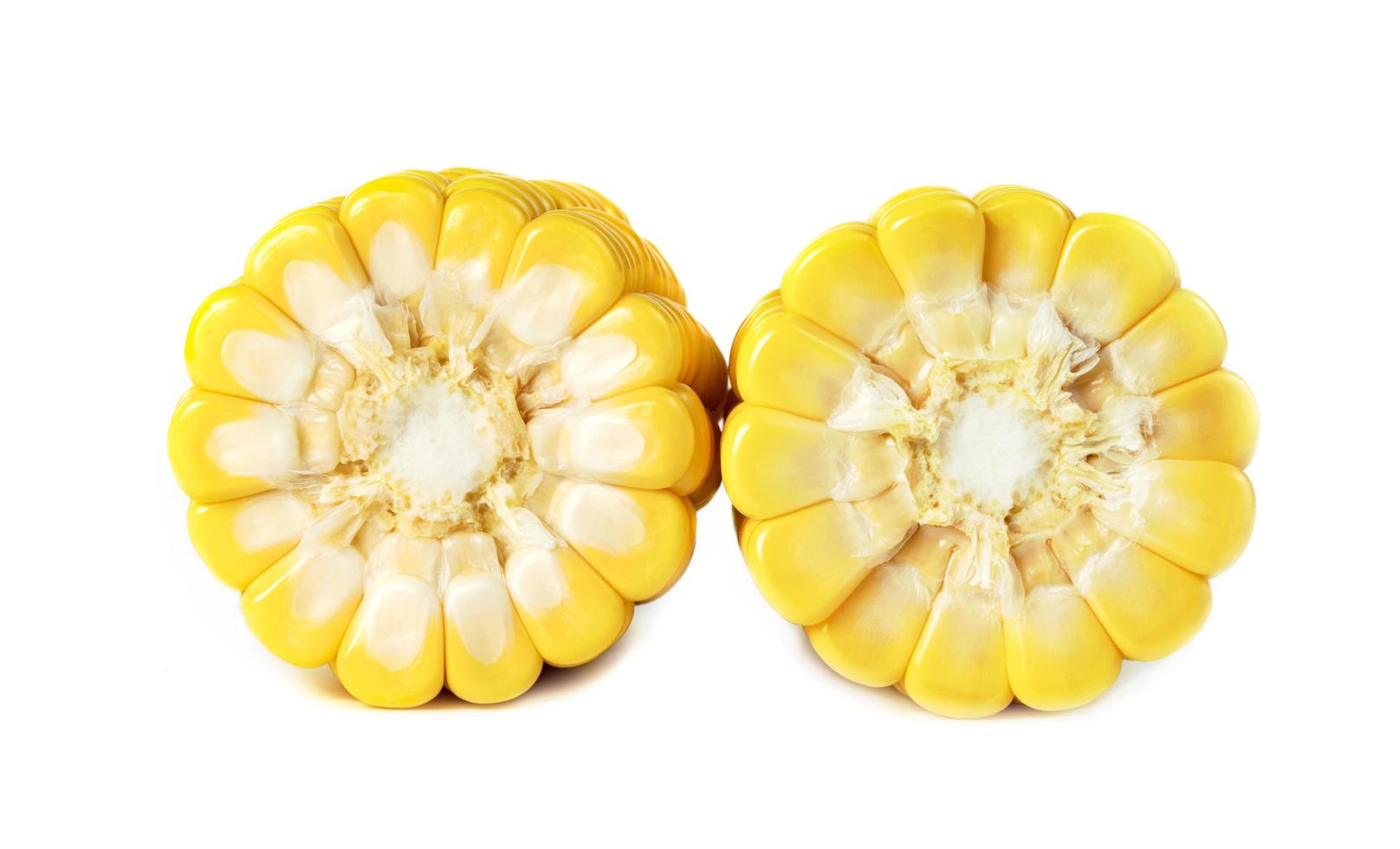 corn isolated on white background photo