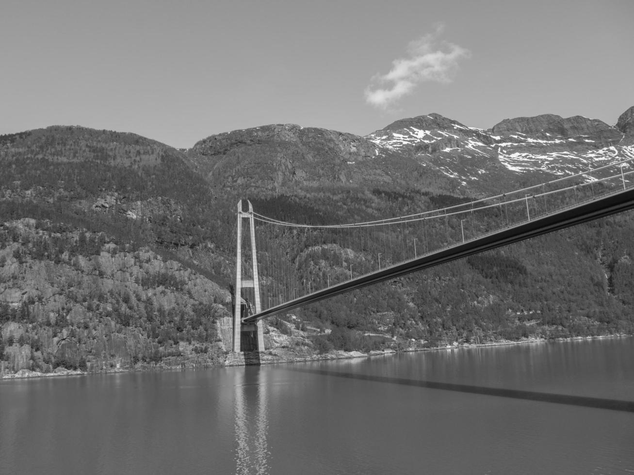 noruega escénica en primavera foto