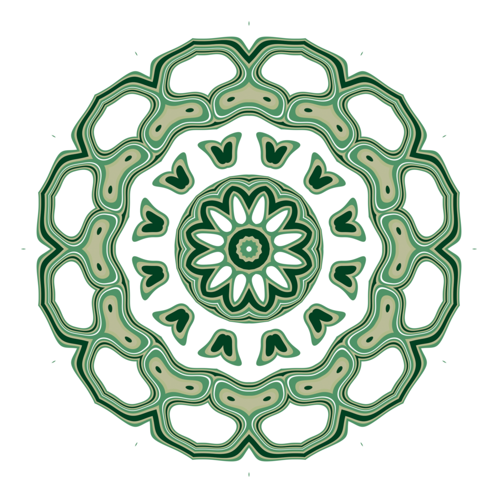Mandala pattern ornament png