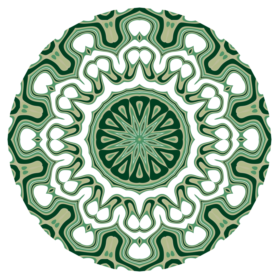 Mandala pattern ornament png