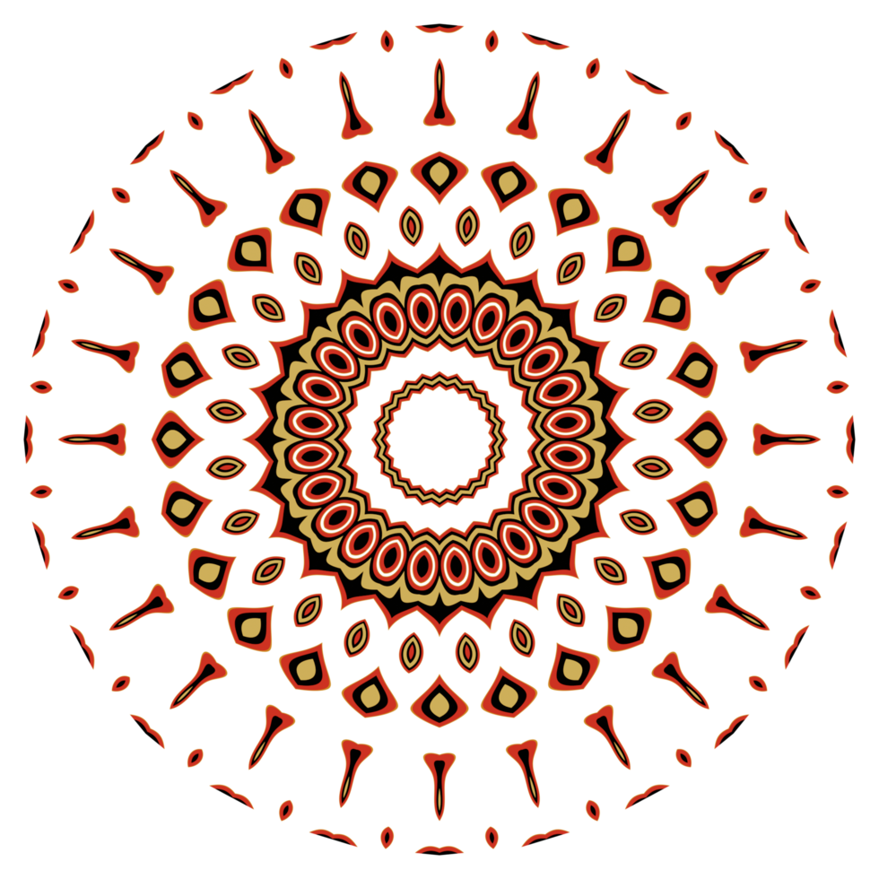 Mandala pattern illustration png