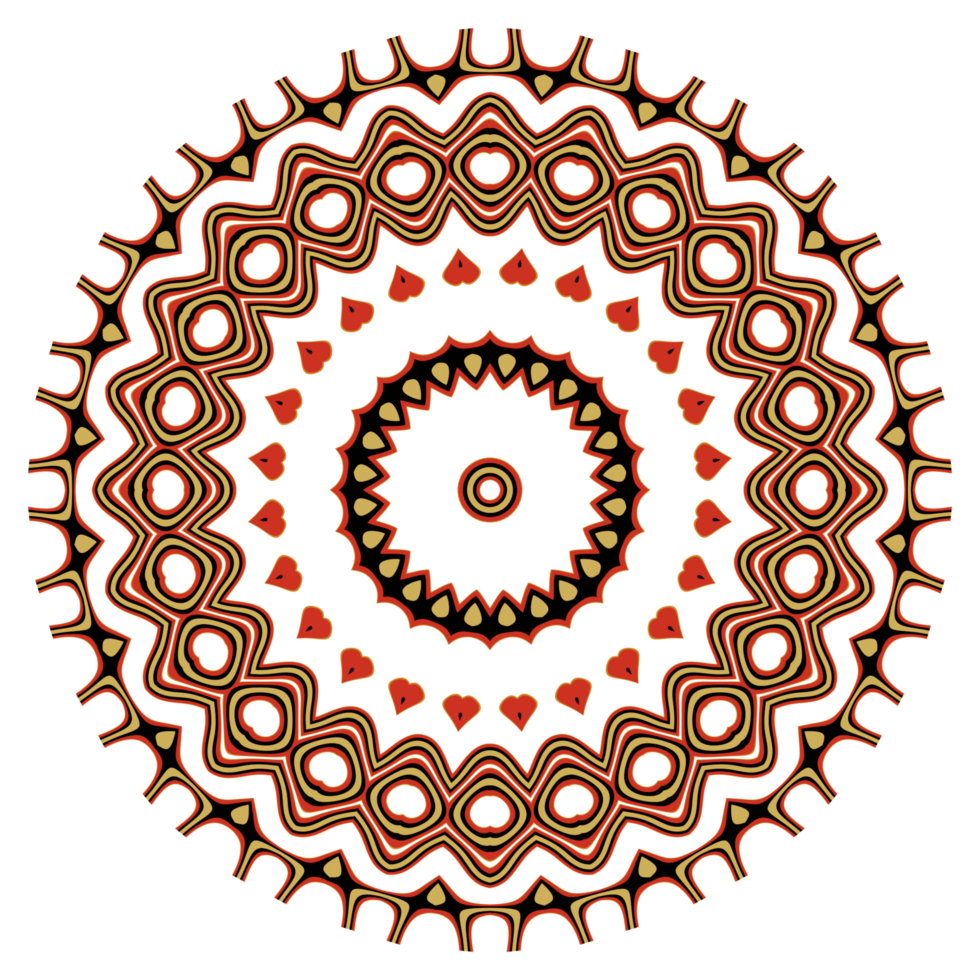 Mandala pattern illustration png