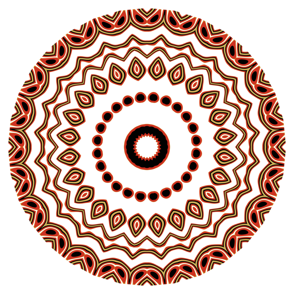 mandala mönster illustration png